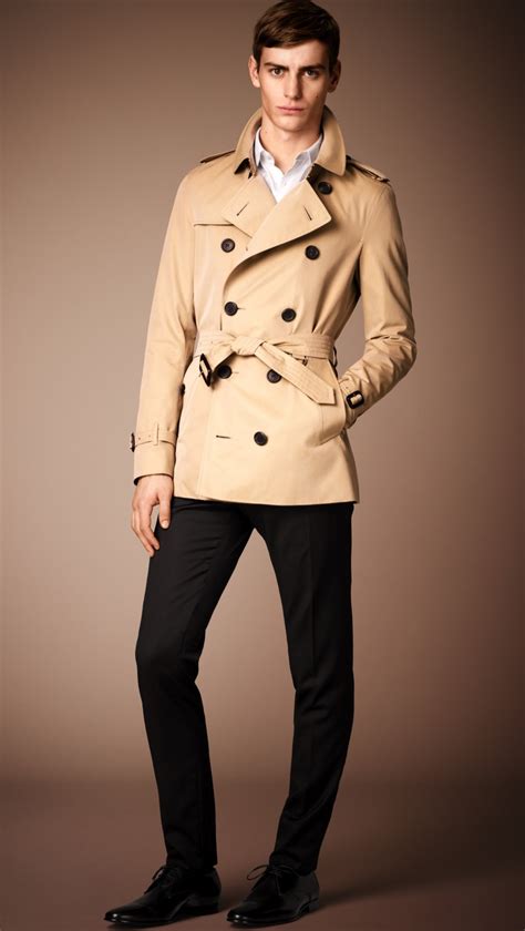 trench uomo burberry verde|Trench Coats for Men .